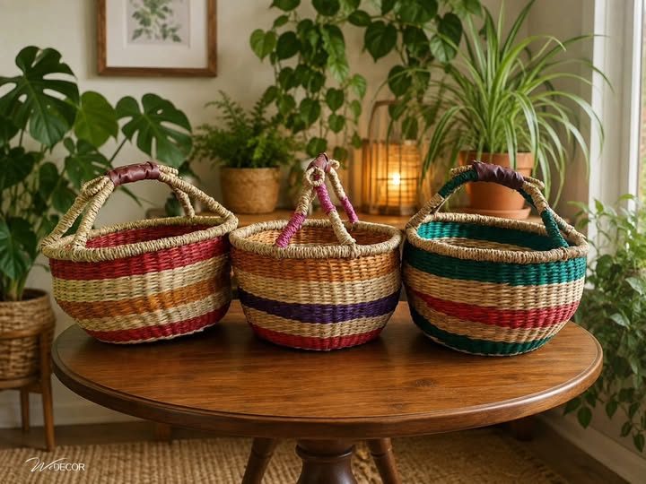 Seagrass baskets