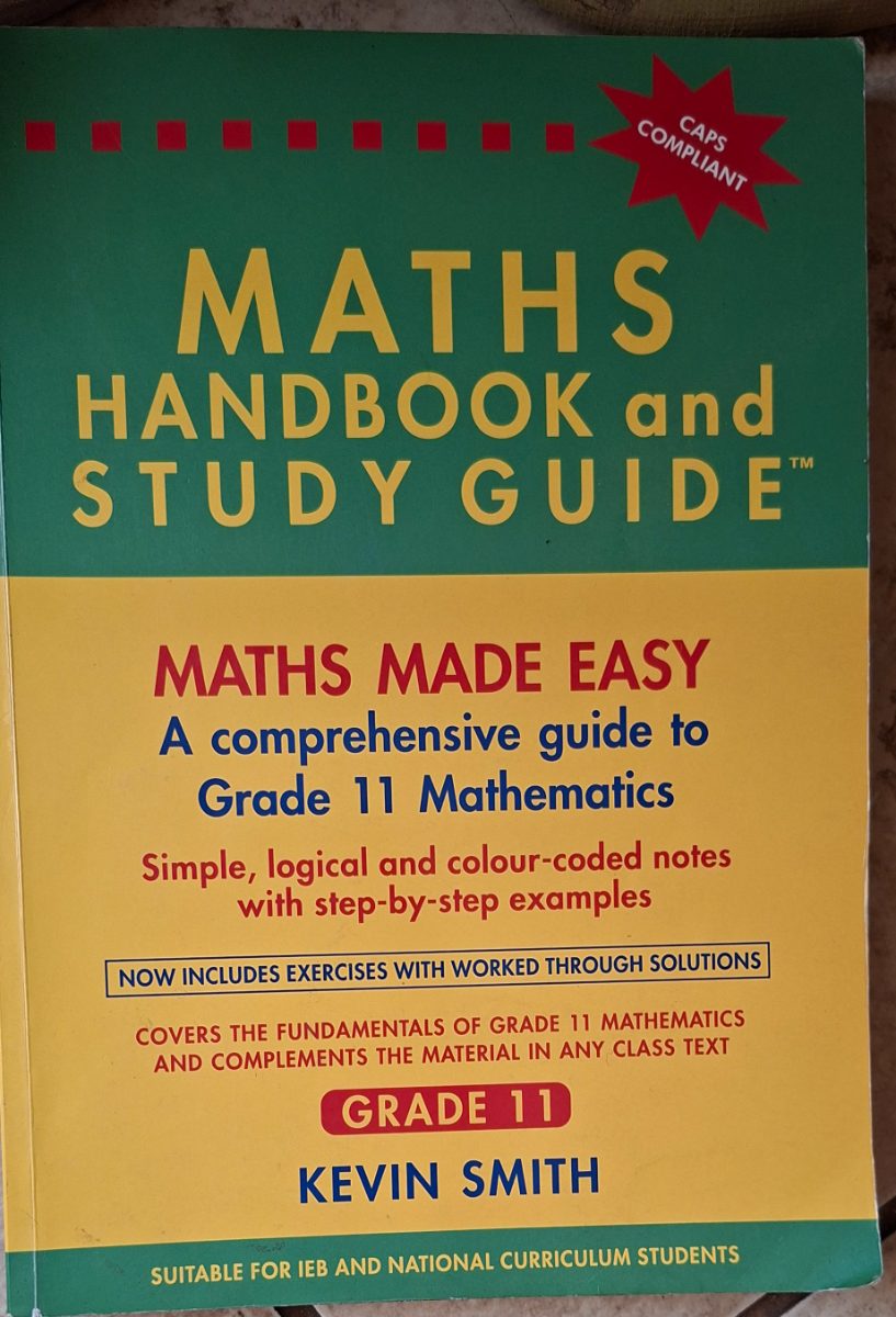 Grade 11 Maths Study Guide