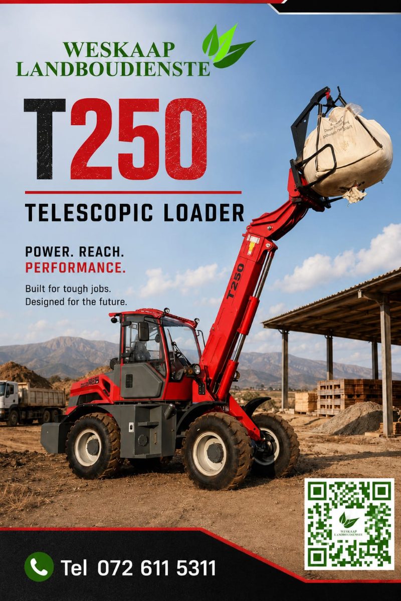TELESCOPIC LOADER / TELESKOPIESE LAAIGRAAF