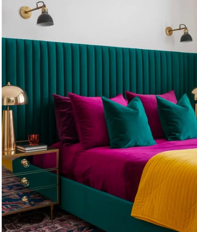 Panelled Headboard and Base Set