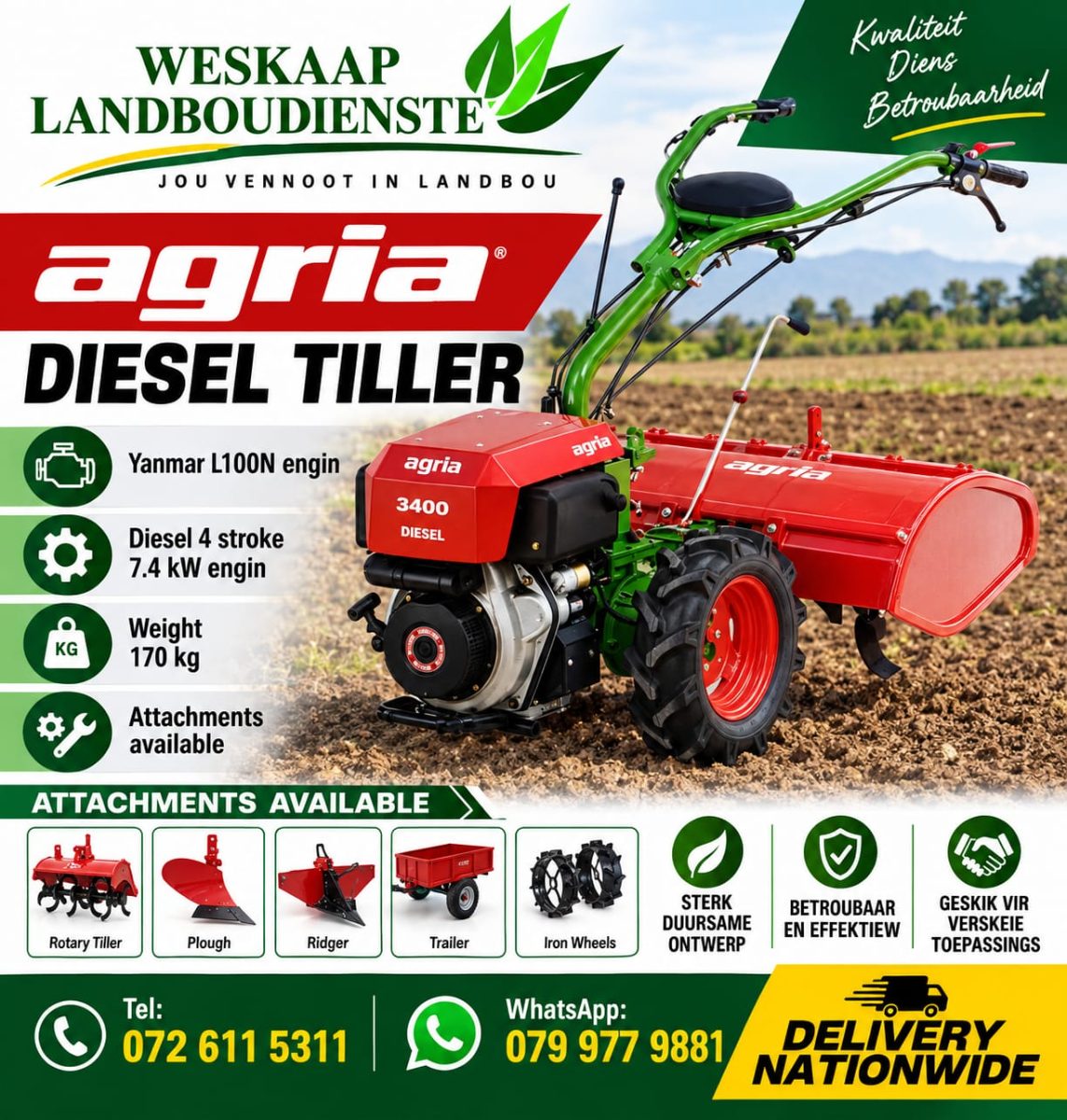 DIESEL TILLER