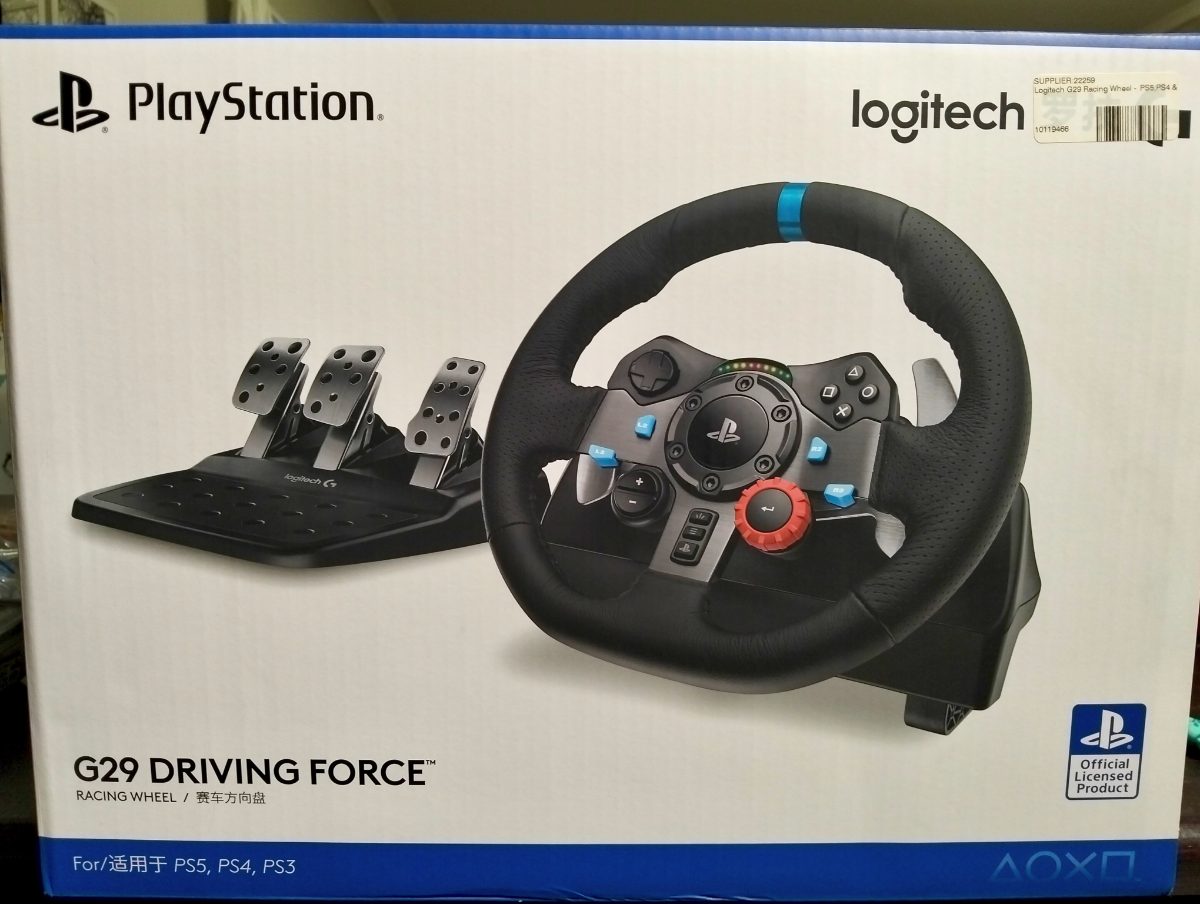 G29 Logitech steering wheel and pedals brand new