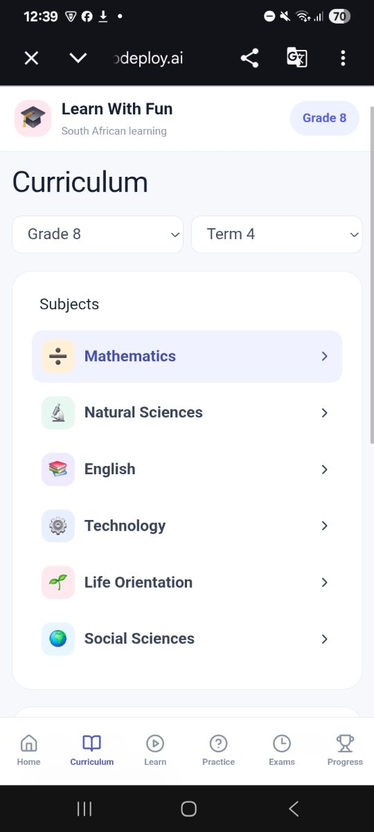 Grade 1–12 Education App / EdTech Platform for Sale – R50,000