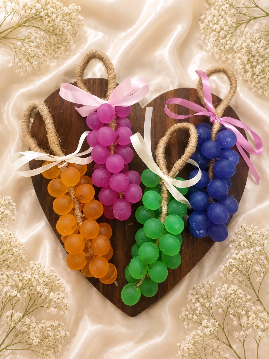 Grape Cluster Soap on a Rope