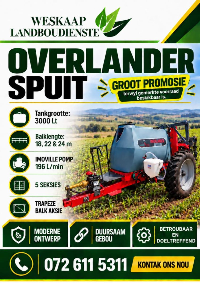 OVERLANDER SLEEP SPUIT - GROOT PROMOSIE